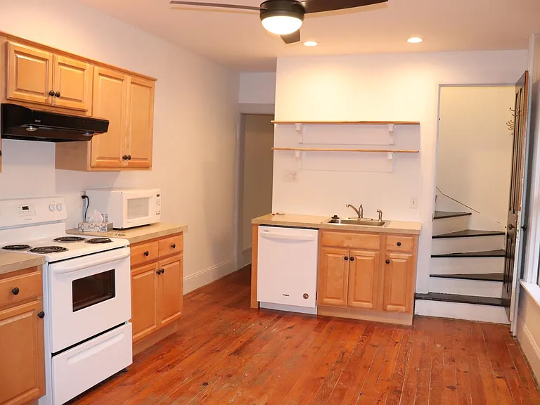kitchen/back stairs