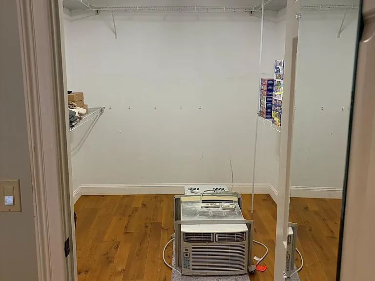 First floor bedroom walk-in closet