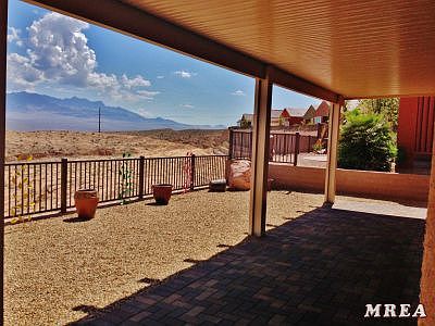 Back patio w/extended pavers & pergola