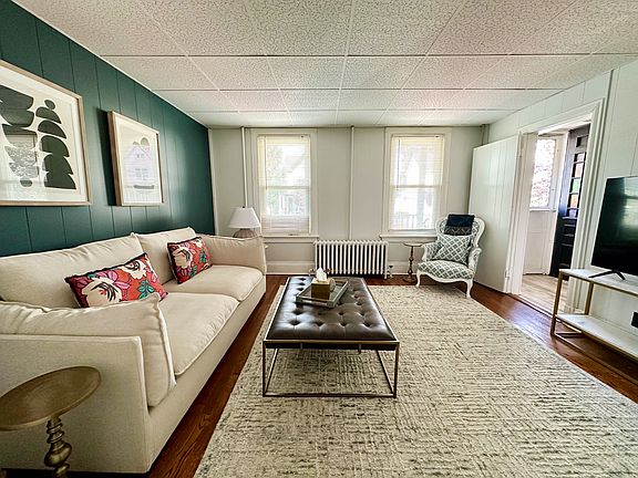 living room facing the street