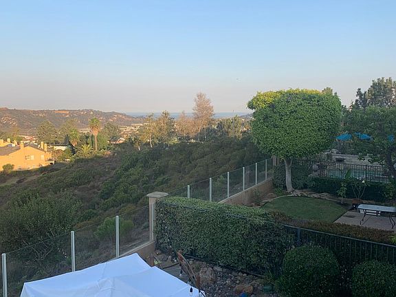 Ocean view from balcony