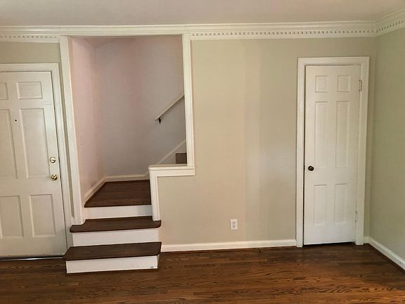 Steps to second floor