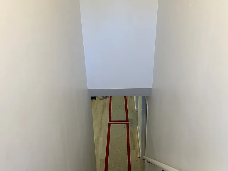 Stairs down to basement