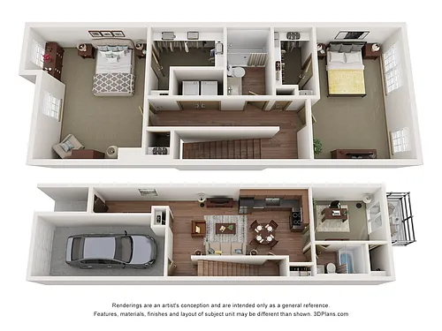 Floor plan E2+DEN - The Torreon