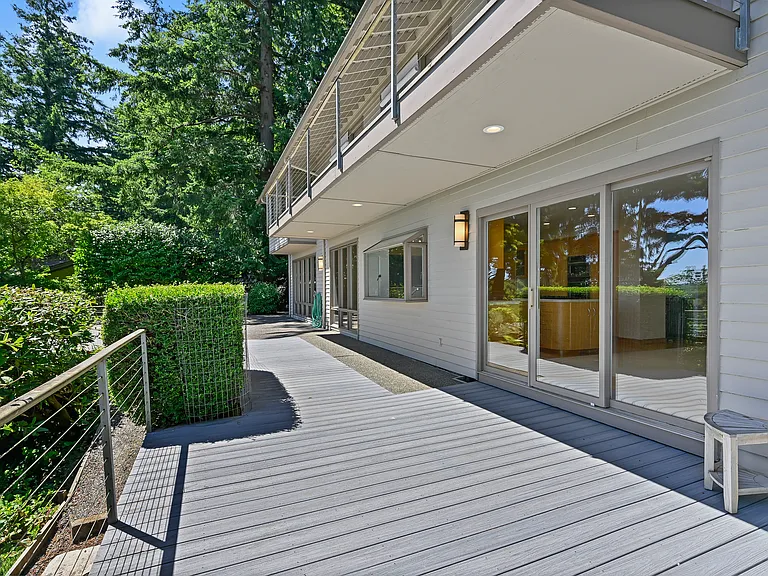Upper and Main deck - south area of home