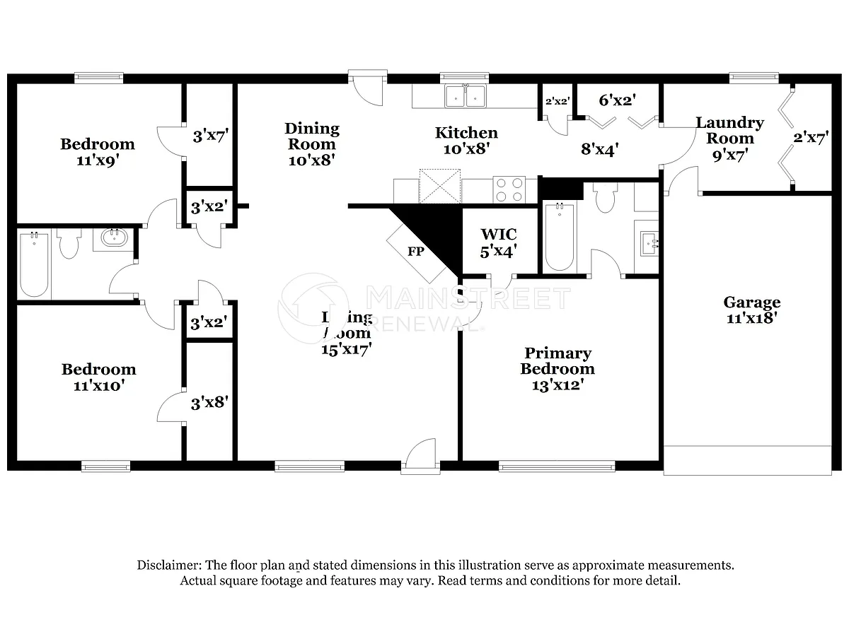 Floor Plan - 709 Trickle Ln