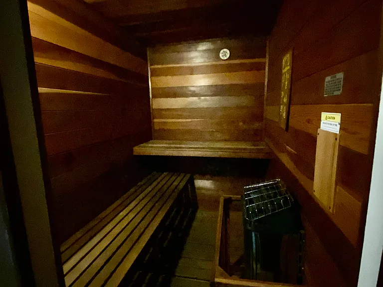 Sauna in Workout Room