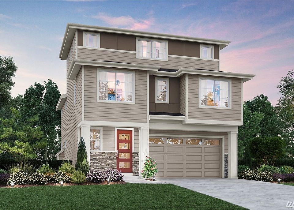 Plan 2581 Elevation B rendering only. Colors/Details of actual home will vary