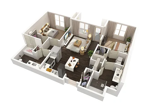 Floor plan B1