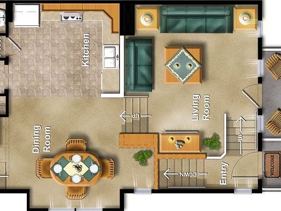 Main Level Floorplan