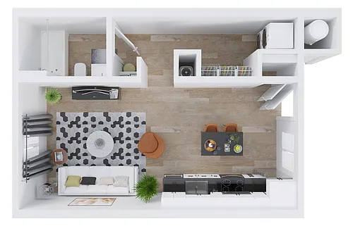 Floor plan Studio