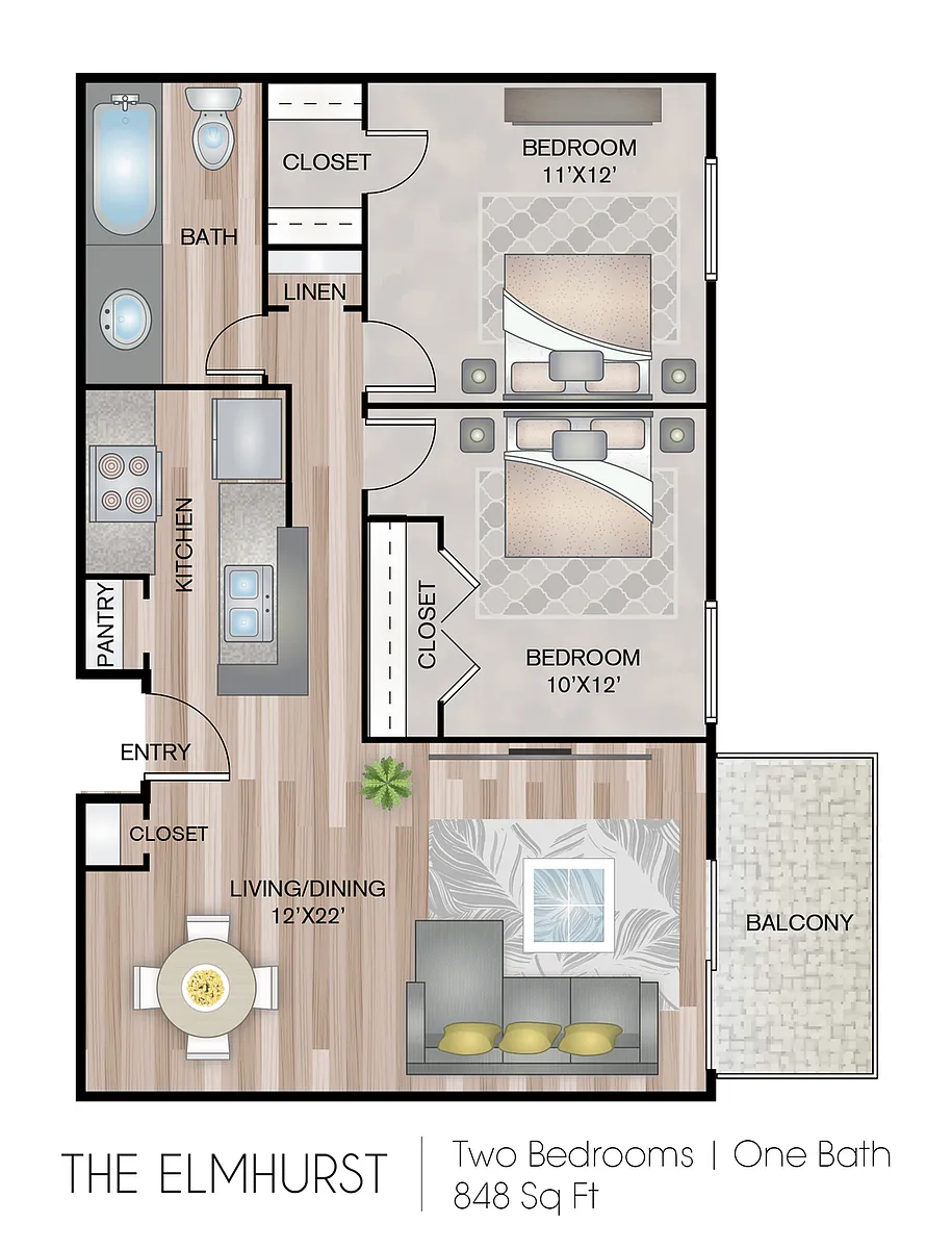 Floor plan The Elmhurst