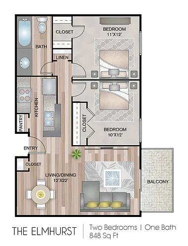 Floor plan The Elmhurst