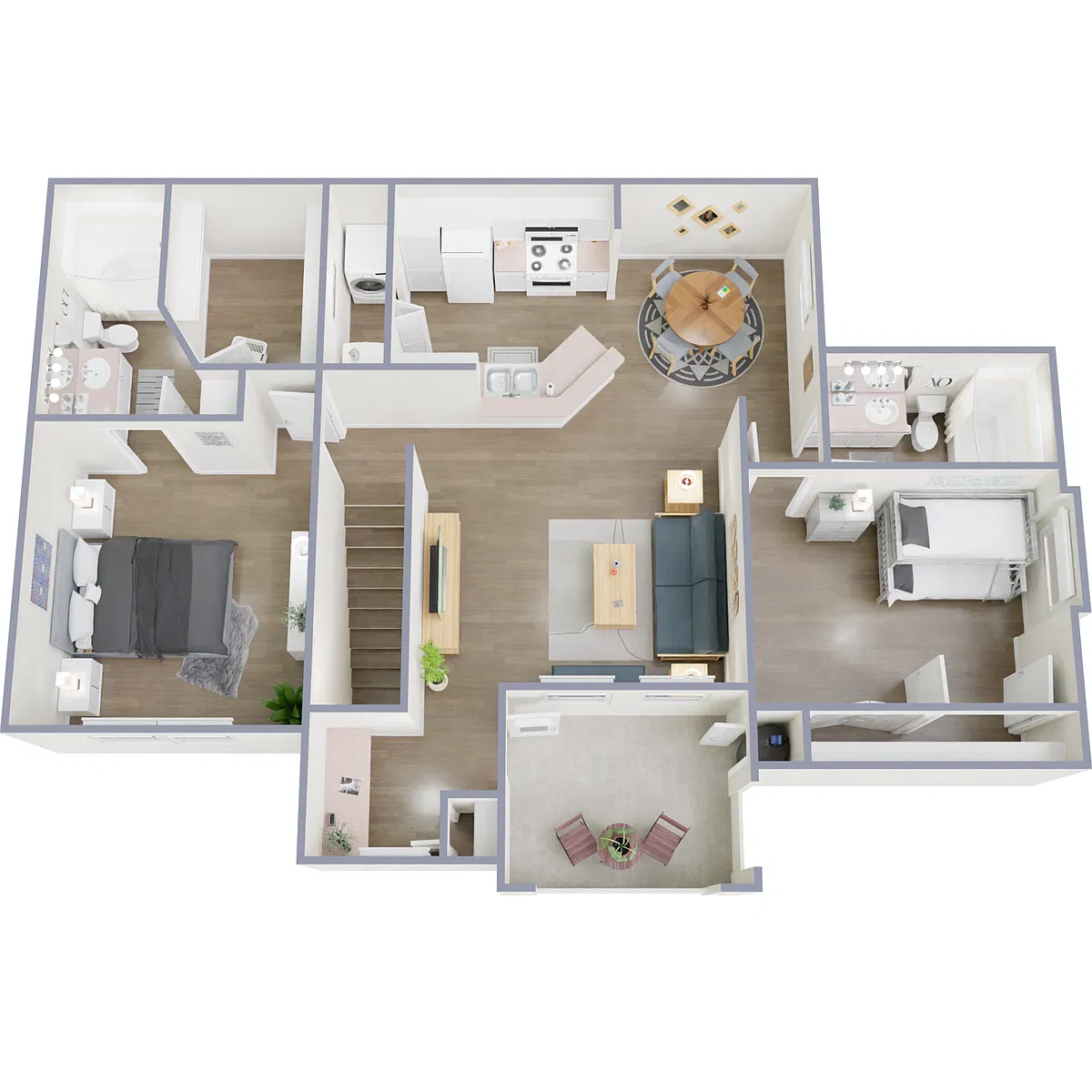 Floor plan 2 Bedroom