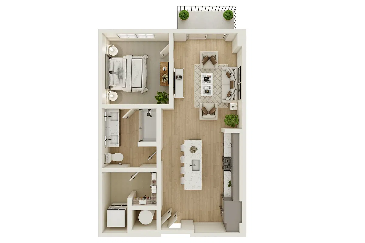 Floor plan 1B1