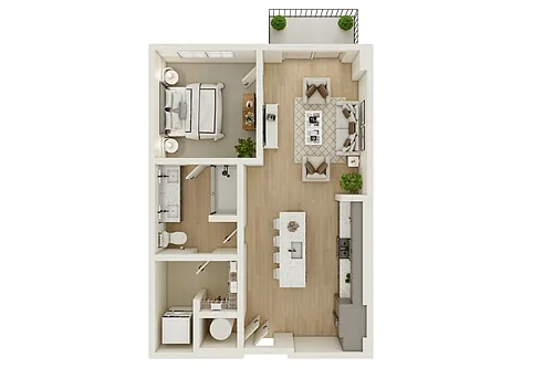 Floor plan 1B1