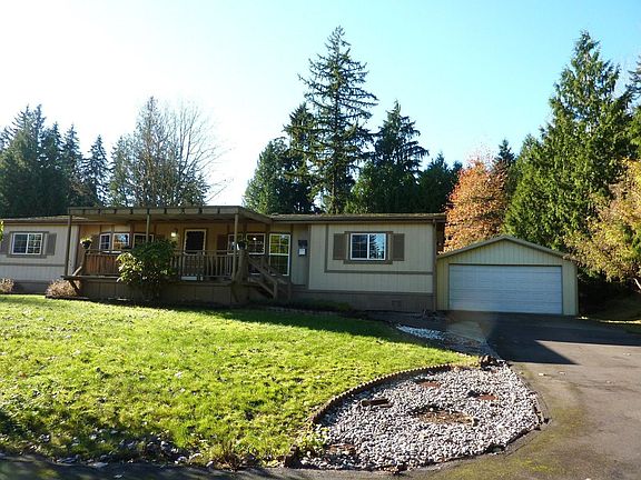 Two car detached garage.