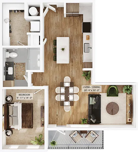Floor plan A13