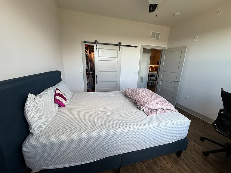 walk in closet in room