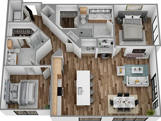 3D P Floorplan 3D P Floorplan