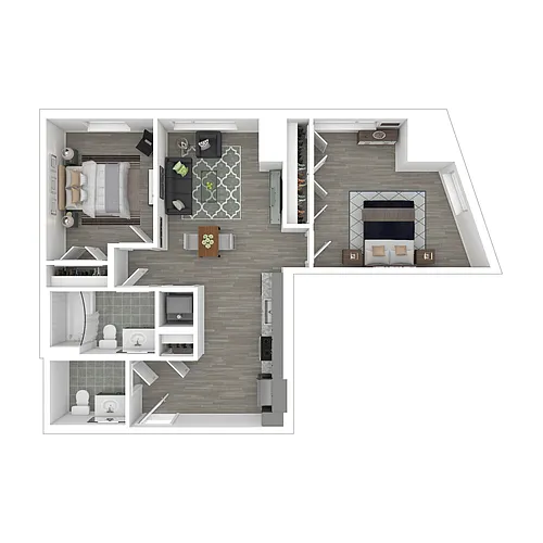 Floor plan The Passage (B6)