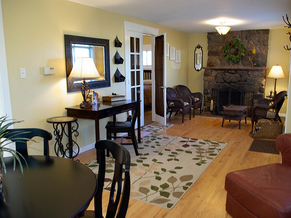 Dining & living area are joined to create a cozy atmosphere.