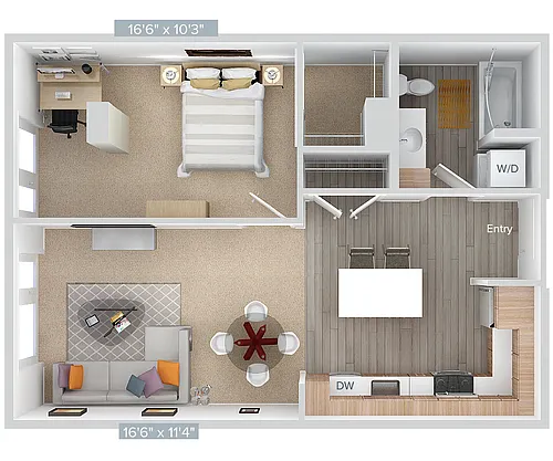 Floor plan A6-726