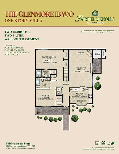 Floor plan The Glenmore IB WO