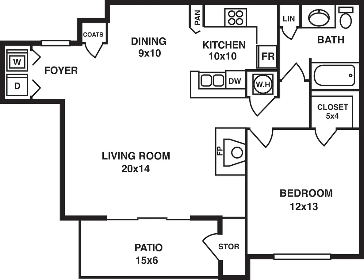 Floor plan Manderly