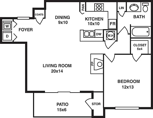 Floor plan Manderly