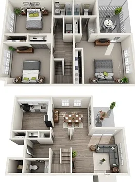 Three Bedroom Two Bath Floor Plan Three Bedroom Two Bath Floor Plan