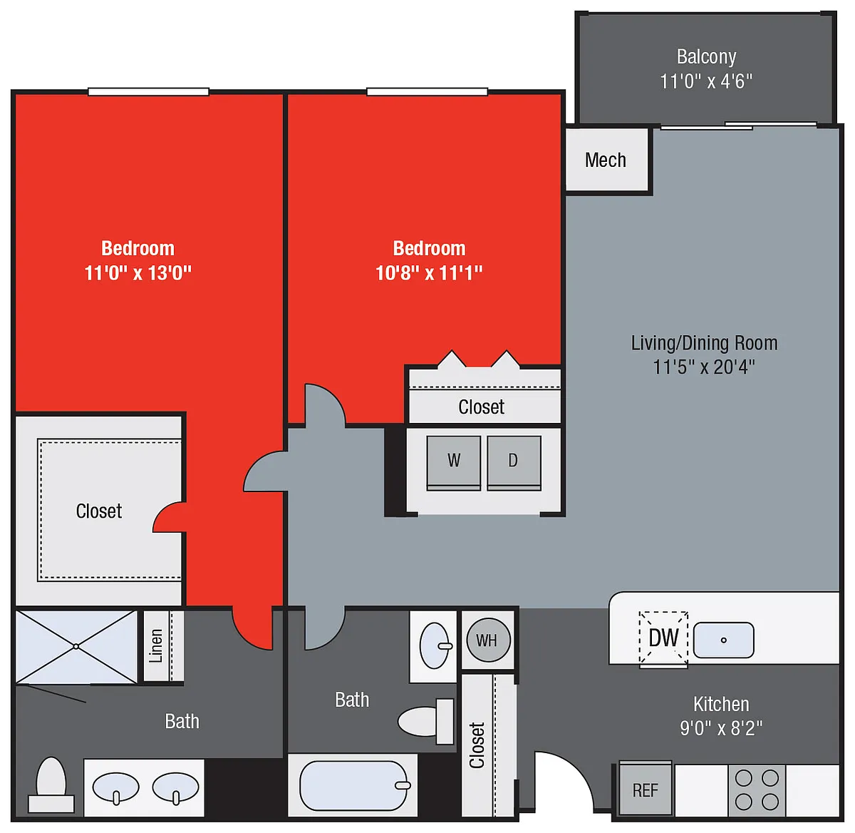 Floor plan B6
