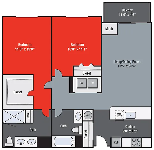 Floor plan B6