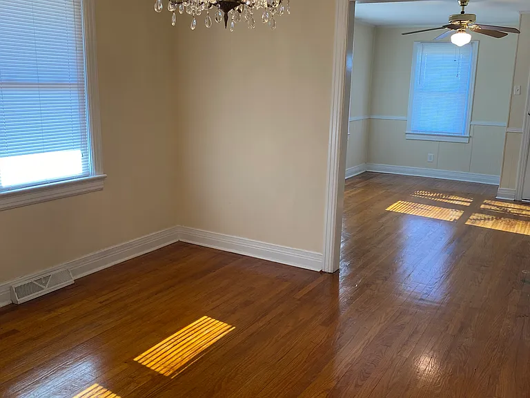 Dining room leads to the living room