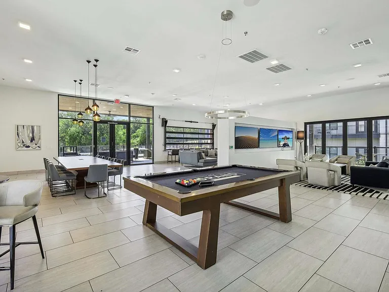 Spacious Resident Clubhouse with Gaming Area
