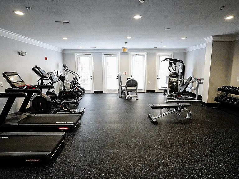 Stay active without leaving home. Our fitness center features cardio machines, free weights, and everything you need to keep your routine going strong.