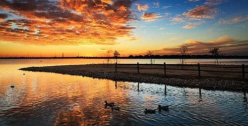 Sunset on Lake Plugerville