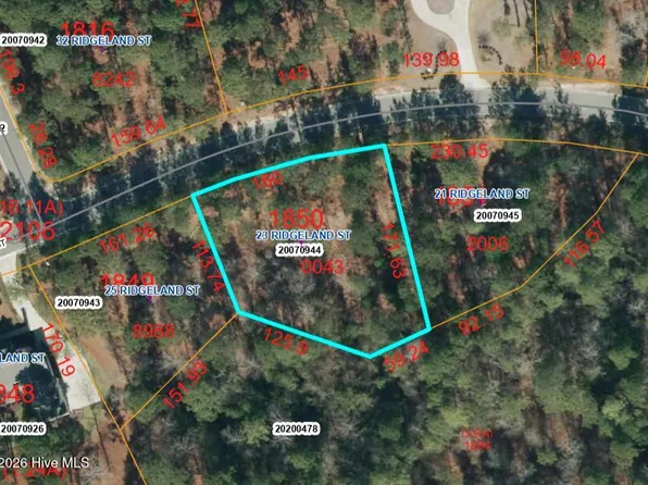23 Ridgeland Street LOT 1850, Pinehurst, NC 28374