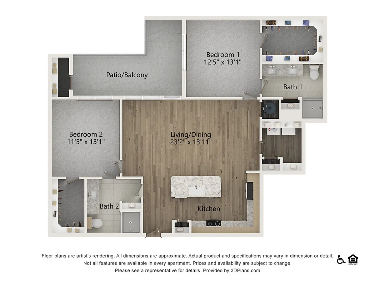 Floor plan B3
