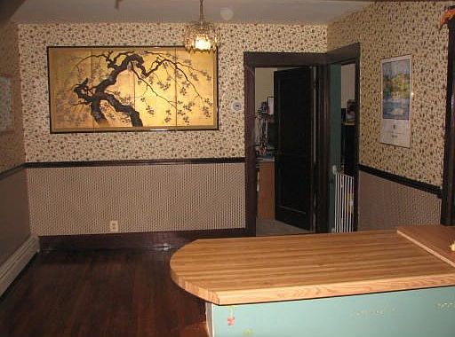 Dining room with nook
