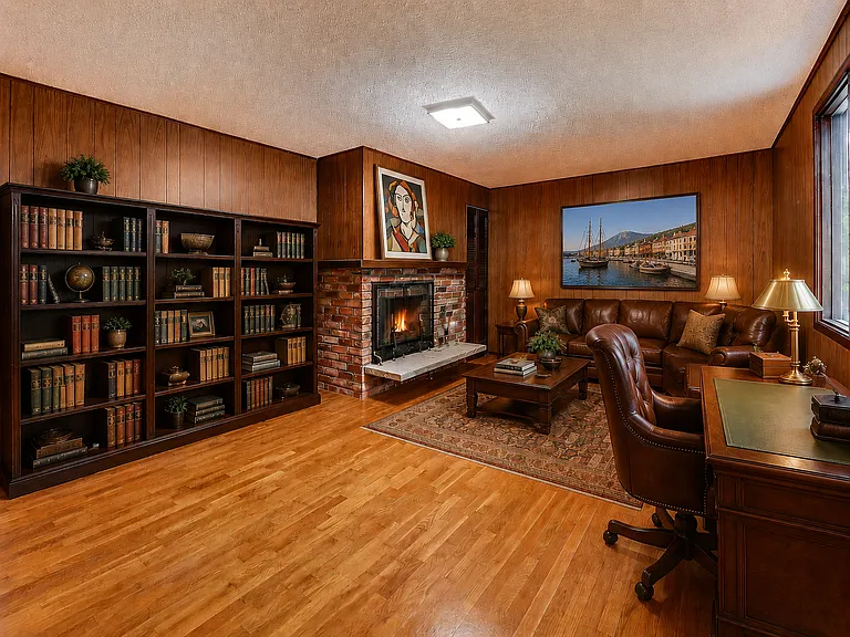 Large den or office - upstairs