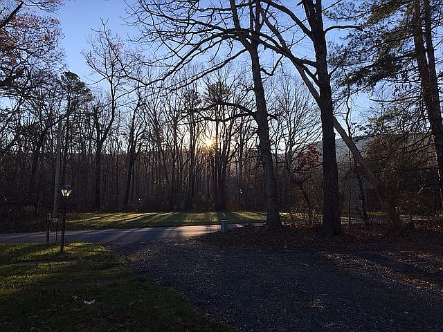 Mountain views from front