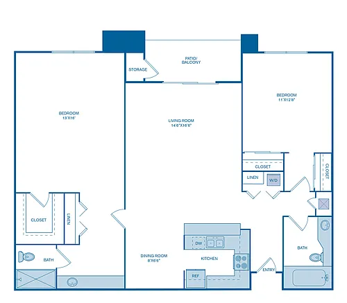 Floor plan B3