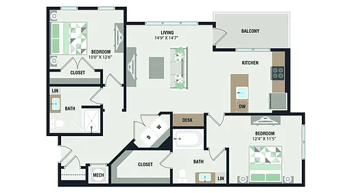 Floor plan B1