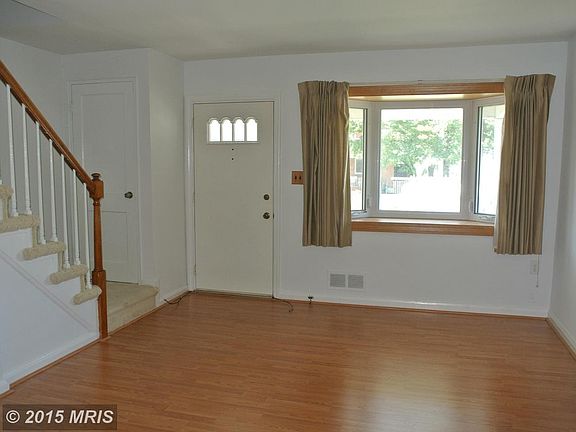Living Room with laminate floors
