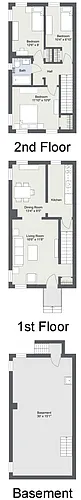 Floor plan 3 Bedroom Townhouse