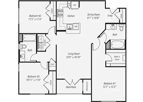 Floor plan Tulip
