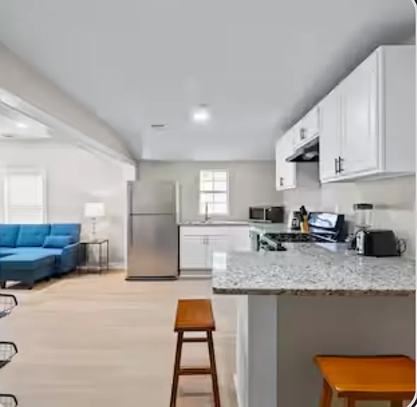Open Concept Kitchen - Opens to Living room and Eat-In kitchen area.