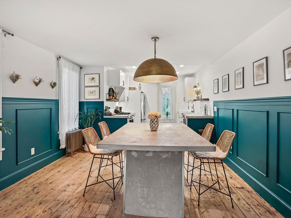 Island looking into kitchen