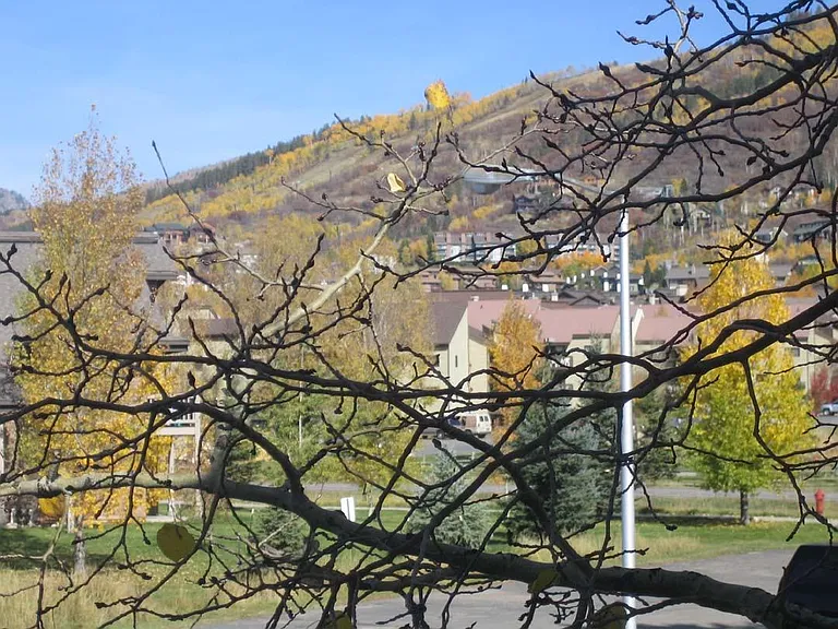 Views of the ski slope out your window!